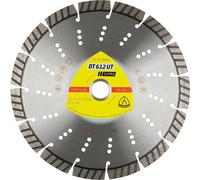 Klingspor DT 612 UT Disques à tronç. Diamanté Klingspor 125 x 2,4 x 22,23 mm 9 segments 33 x 2,4 x 12 mm, Standard turbo Quantité:1
