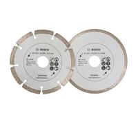 Jeu de 2 disques diamant carrelage et matériaux de construction Ø125mm Bosch TS 2607019484