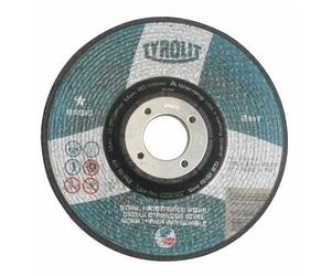 Disques Gamme "BASIC" acier et inox pour meuleuse - moyeu déporté-D115mm TYROLIT