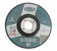 Disques Gamme "BASIC" acier et inox pour meuleuse - moyeu déporté-D125mm TYROLIT