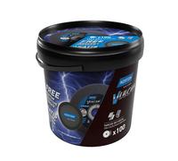 Disques Norton Vulcan 125 x 1,0, seau + chargeur à induction, 100 pièces, métal/