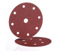 Disques papier auto-agrippant BW115 8 trous 125/8/180 - HERMES ABRASIFS - 6540019