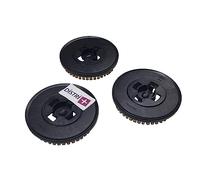Distri+ - Disque de brosse dure jaune pour Cireuse compatible avec Electrolux 919222015 ZP12 - ZP14, AP8000 / Tornado Chambord LC500C / Compatible avec KARCHER FP303... - Lot de 3 disques