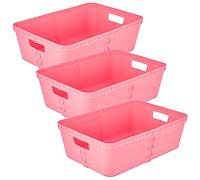 distribuciones diempi online s.l SP Berner 3x Life Story Panier de rangement, T Large, Rose
