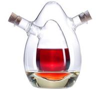 Rosenstein & Söhne Distributeur 2 en 1 Service à huile et vinaigre en verre G
