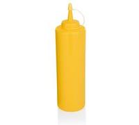 Distributeur à sauce en Polyéthylène jaune H 245 mm Ø 70 mm x 6 Was Germany 4 G