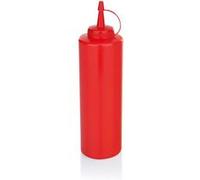 Distributeur à sauce en Polyéthylène rouge H 245 mm Ø 70 mm x 6 Was Germany 9 G