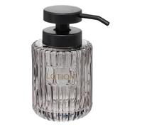 Paris Prix Distributeur de savon en verre Glass 14 cm Gris