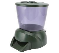 Distributeur Automatique de Nourriture pour Poissons avec capacité de | Grand stockage transparent, écran LCD, alimentation 1 à 4 fois, adapté aux étangs