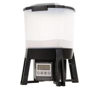 Distributeur automatique de nourriture pour poissons bassin - Énergie solaire - 6 litres - Panneau solaire - 1 à 6 repas par jour