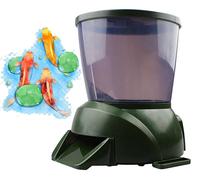 Distributeur automatique de nourriture pour poissons, capacité 4,5 litres, fonctionnant sur batterie, résistant aux intempéries
