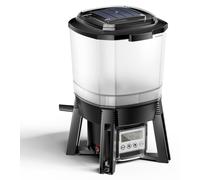 Distributeur automatique de nourriture pour poissons - Distributeur solaire - 6 litres - Programmable