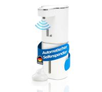Distributeur automatique de savon 420 ml – Capteur infrarouge, distributeur de savon sans contact, rechargeable par USB, sans contact pour la cuisine, la salle de bain et le lavage des mains (distribu