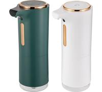 Distributeur automatique de savon - D23-2 - Sans contact avec capteur IR - Pour savon mousse - Plastique ABS - Pour cuisine et salle de bain - Blanc