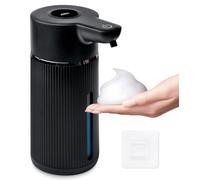 Distributeur automatique de savon, distributeur électrique de savon moussant 420 ml avec capteur, sans contact, pour montage mural ou sur table, rechargeable par USB, étanche (IPX6), 4 niveaux réglabl