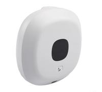 Distributeur automatique de savon en mousse mural avec capteur infrarouge sans contact pour salle de bain, écran LCD, réglage de la puissance et de la température, blanc, 145 x 145 x 48 mm