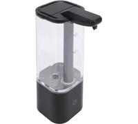 Distributeur automatique de savon liquide de 550 ml avec fonction sans contact et double débit, équipé d'un capteur infrarouge, pour la cuisine et la salle de bains.