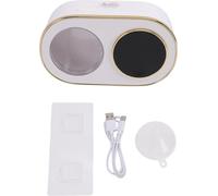 Distributeur automatique de savon moussant pour les mains, 320 ml, fixation murale, rechargeable, sans contact, pour salle de bains, blanc