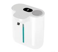 Distributeur automatique de savon mousse, capacité de 500 ml, aérateur à induction mural, sortie réglable à 9 niveaux, solution hygiénique mains libres pour une utilisation à la maison et à l'hôtel
