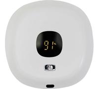 Distributeur automatique de savon mousse - S1 - Capteur sans contact 4-6 cm - 3 niveaux - Écran LED - Rechargeable par USB 1200 mAh - Charge rapide 1,5 h - Blanc