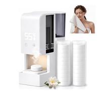 Distributeur Automatique De Serviettes Chaudes - Chauffage en 5 Secondes, Température Constante De 55 °c, Idéal pour Les Spas, Salons De Hot Towel Dispenser+40Pcs Towels