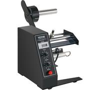 Distributeur automatique d'étiquettes, largeur 0,6"-4,9"/15-125 mm, longueur 0,1"-5,9"/3-150 mm, machine de séparation automatique des étiquettes, applicateur d'étiquettes à vitesse réglable, comptage
