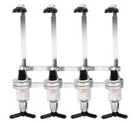 Distributeur d'alcool pour 4 bouteilles, support sur pied sans réservoir, avec fixation murale, capacité de 30 ml