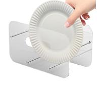 Distributeur d'assiettes en carton pour économiser de l'espace 17,8-30,5 cm | Distributeur d'assiettes rond/carré en mousse et papier pour économiser de l'espace pour la maison, la cuisine, le comptoir
