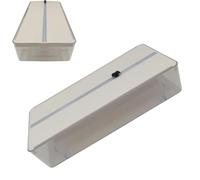 Distributeur de aluminium avec coupe Organisateur Transparent Détachable | Distributeur Film Alimentaire Pour Plan De Travail Cuisine Tiroir Placard Pellicule Étirable Cuisson
