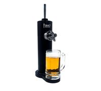 Distributeur de bière portable pour canettes + mousseur à bière, 500 ml, noir