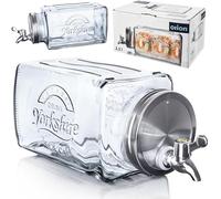 Distributeur de boisson en verre avec robinet dans le réfrigérateur 3,5 l