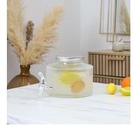 Distributeur de Boisson - HOME DECO FACTORY - Design Strié - 2L - Transparent