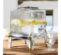 Distributeur de boisson Osric transparent/argenté H/L/P env. 33/22.5/22.5 cm