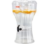 Distributeur de boissons 13L - Distributeur de jus de fruits pour les fêtes et les bars - Distributeur en plastique avec robinet - Récipient à boissons grand volume