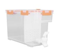 Distributeur de Boissons 3,5 L, Bouchon de Distributeur d'eau 3,5 L, Anneau en Caoutchouc de Grande capacité BPA (ORANGE)