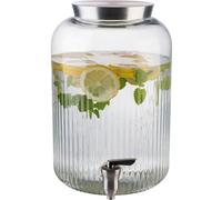 Distributeur de boissons APS, Parois épaisses et stables, Large ouverture pour les gros ingrédients, Distributeur d'eau, Pot de conservation - look, Robinet, Hauteur 30,5 cm, Volume 7 litres