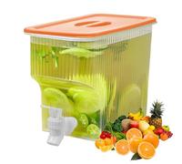 Distributeur de boissons | Bocal distributeur de boissons pour fête, 3,9 L, pot portable transparent pour service de glace, limonade, cocktail, réfrigérateur extérieur