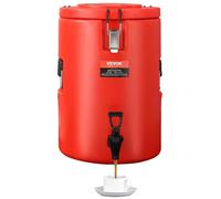 Distributeur de boissons chaudes et froides VEVOR, capacité de 17,2 litres, fontaine à eau en acier inoxydable pour boissons chaudes et froides. Grand distributeur de boissons avec robinet, idéal pour