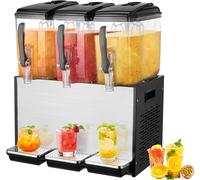 Distributeur de boissons commerciales - 12L x 3 - Distributeur de jus de fruits froids et de boissons glacées - idéal pour les événements et la restauration