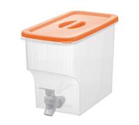 Distributeur de boissons, distributeur de boissons, grande capacité de 3,9 l, bec anti-fuite, bocaux portables transparents, pour maison, fêtes, réfrigérateur, cocktail, limonade, 13 x 17 x 18 cm