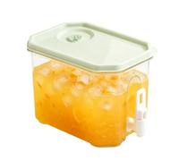 Distributeur de boissons en verre - Récipient Cold Brew de 3,5 l | Distributeur de boissons en verre de 3,5 l - Récipient Cold Brew anti-fuite - Avec bec verseur et couvercle - Pratique pour