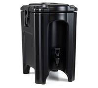 Distributeur de boissons isotherme 16,5 L avec robinet, noir