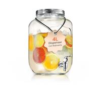 Distributeur de boissons multifonction 4L : élégance et polyvalence pour toutes les occasions - Idéal pour l'alcool, l'alcool et les détergents, avec nettoyage facile