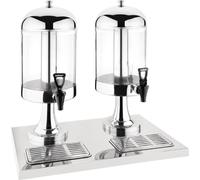 Distributeur de boissons Olympia 13L – distributeur de jus au design rétro avec insert à glace