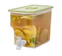 Distributeur de boissons, pichet à eau - 3,9 l - Grand récipient portable transparent pour la maison, les glaçons, la limonade et les fêtes - Sans réfrigérateur