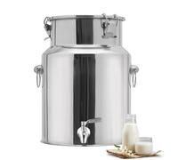 Distributeur de Boissons Portable en Acier Inoxydable avec Robinet, récipient étanche Le Camping, Les Pique-niques et lutilisation à la Ferme (11L/2.91Gal)