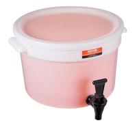 VEVOR Distributeur de Boissons Grande Capacité de 11 L, Fontaine à Eau avec Robinet et Couvercle, en Plastique, Distribution de Jus Limonade Thé Glacé, pour Restaurants, Hôtels, Cafés, Soirées