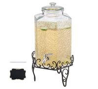 Distributeur de boissons VEVOR (1 x 10 litres), idéal pour les fêtes ; distributeur d'eau pour les restaurants ; distributeur de limonade et de thé glacé pour la maison.