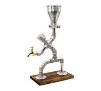 Distributeur de bouteilles d'alcool Carafe en Forme de Robot Tuyau avec Bec