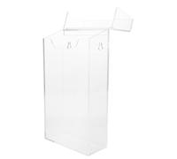 Distributeur de Brochures Mural, Couvercle Rabattable 4x9 Pouces | Haute Transparence, Accès Facile, Étanche et Résistant aux Intempéries, pour Prospectus et Flyers en Écoles